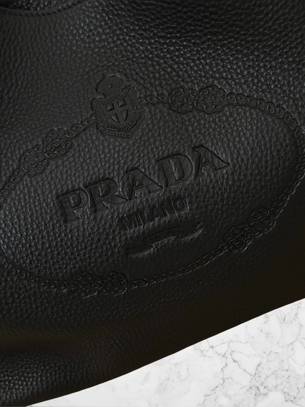 Prada Logo Vitello Daino Bag - Picture 2 of 15